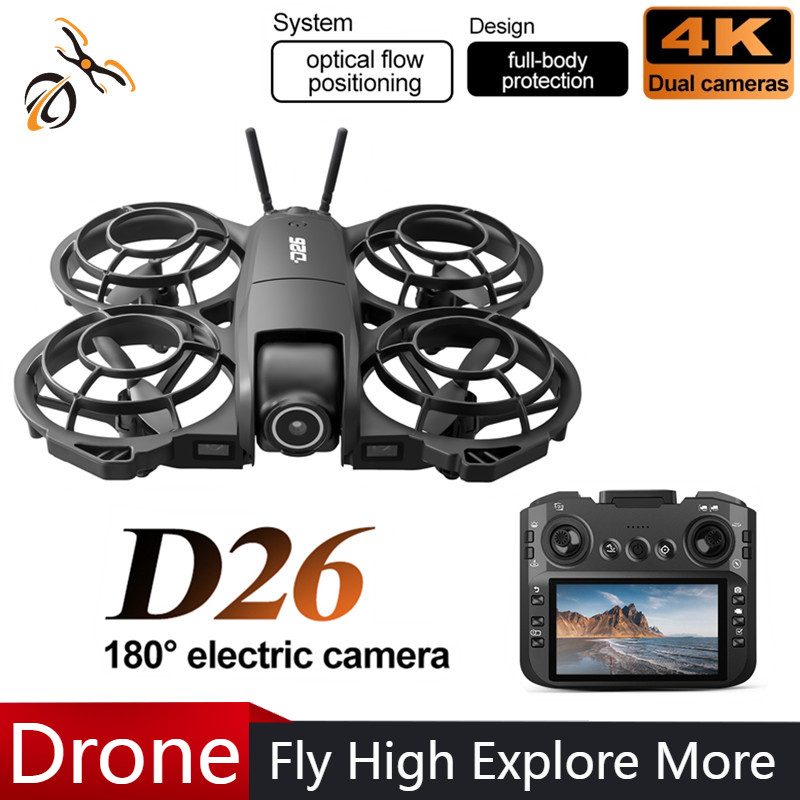 Дрон D26 4K Aerial HD 180 °    – обзор и цена Drone Gimbal Case